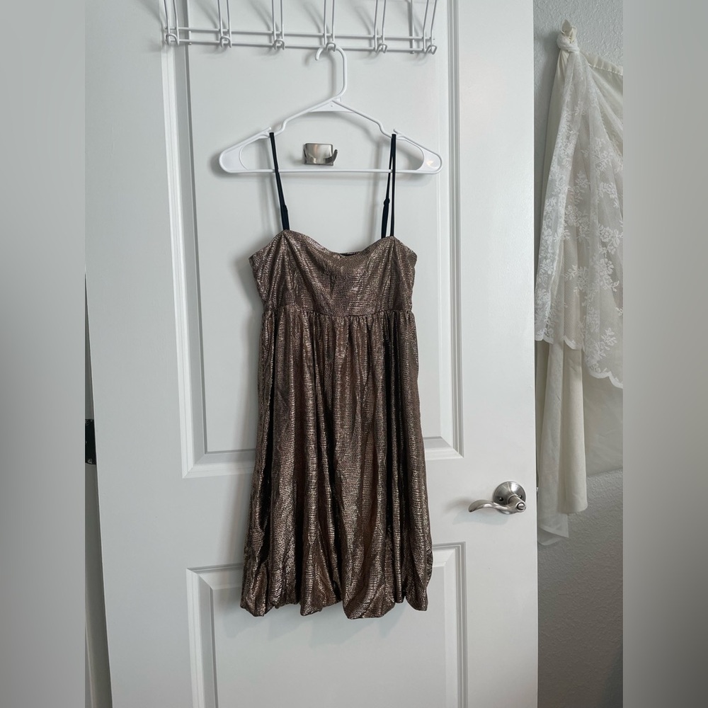 Y2k Forever 21 Spaghetti Strap Dress |Bronze